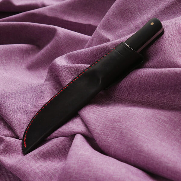 Handmade outdoor knife with sheath